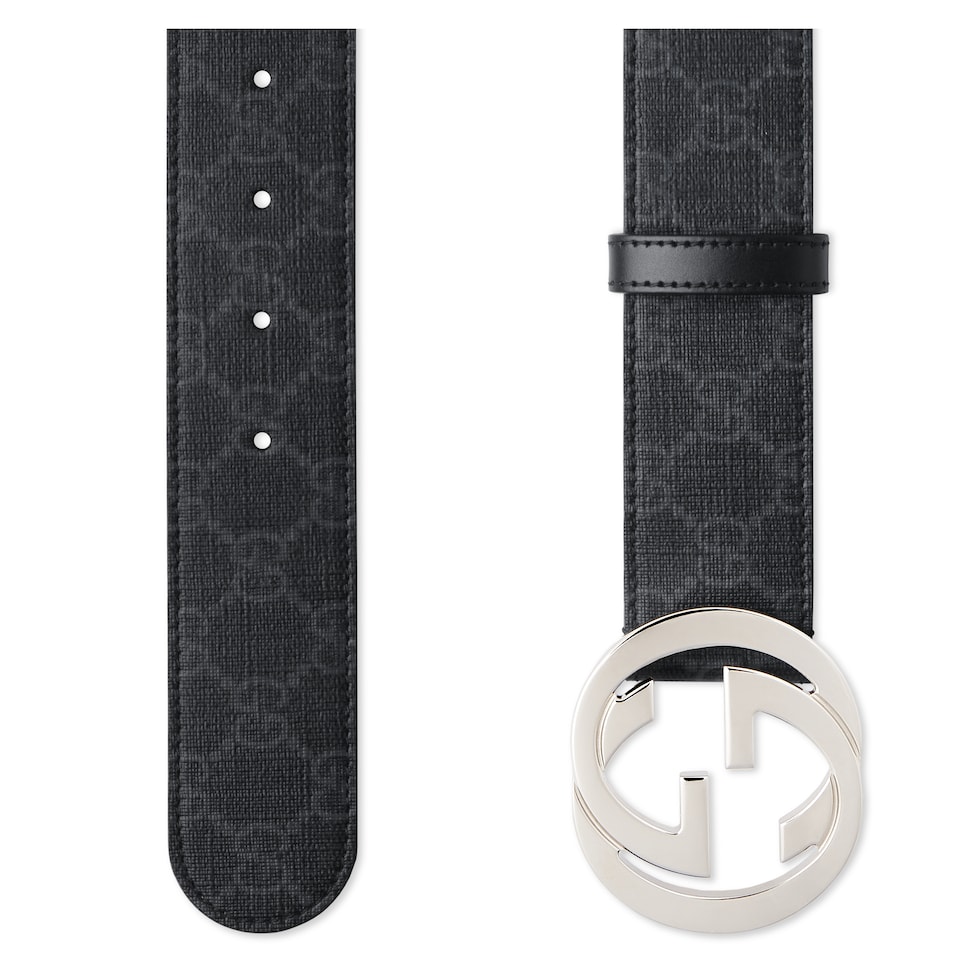 Belt with Interlocking G buckle