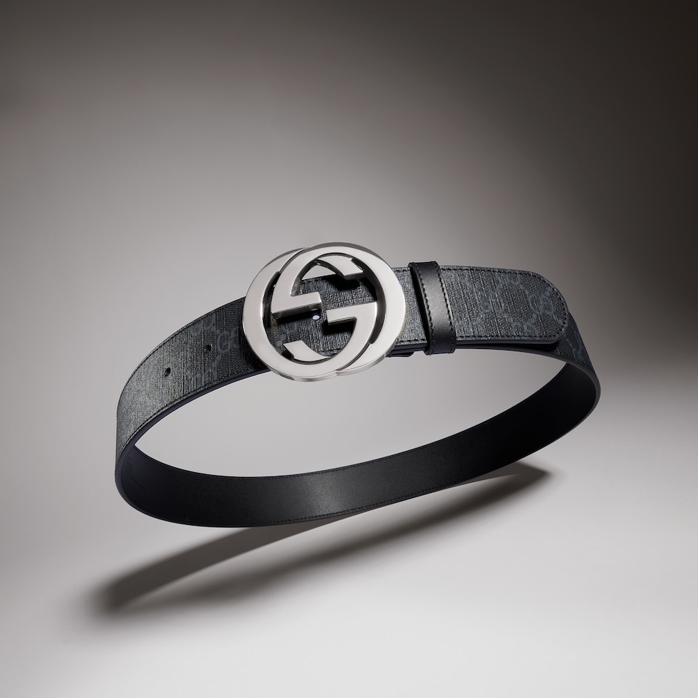 Belt with Interlocking G buckle
