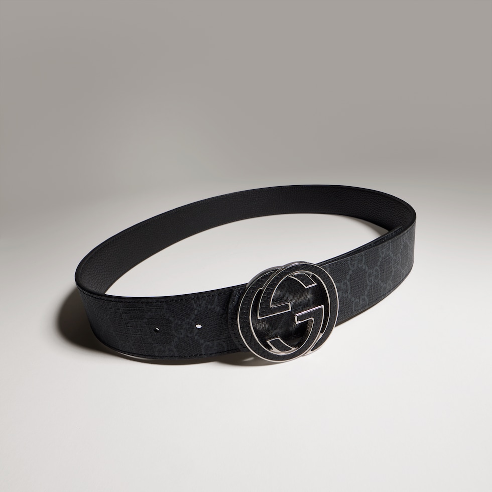 Reversible belt with Interlocking G buckle