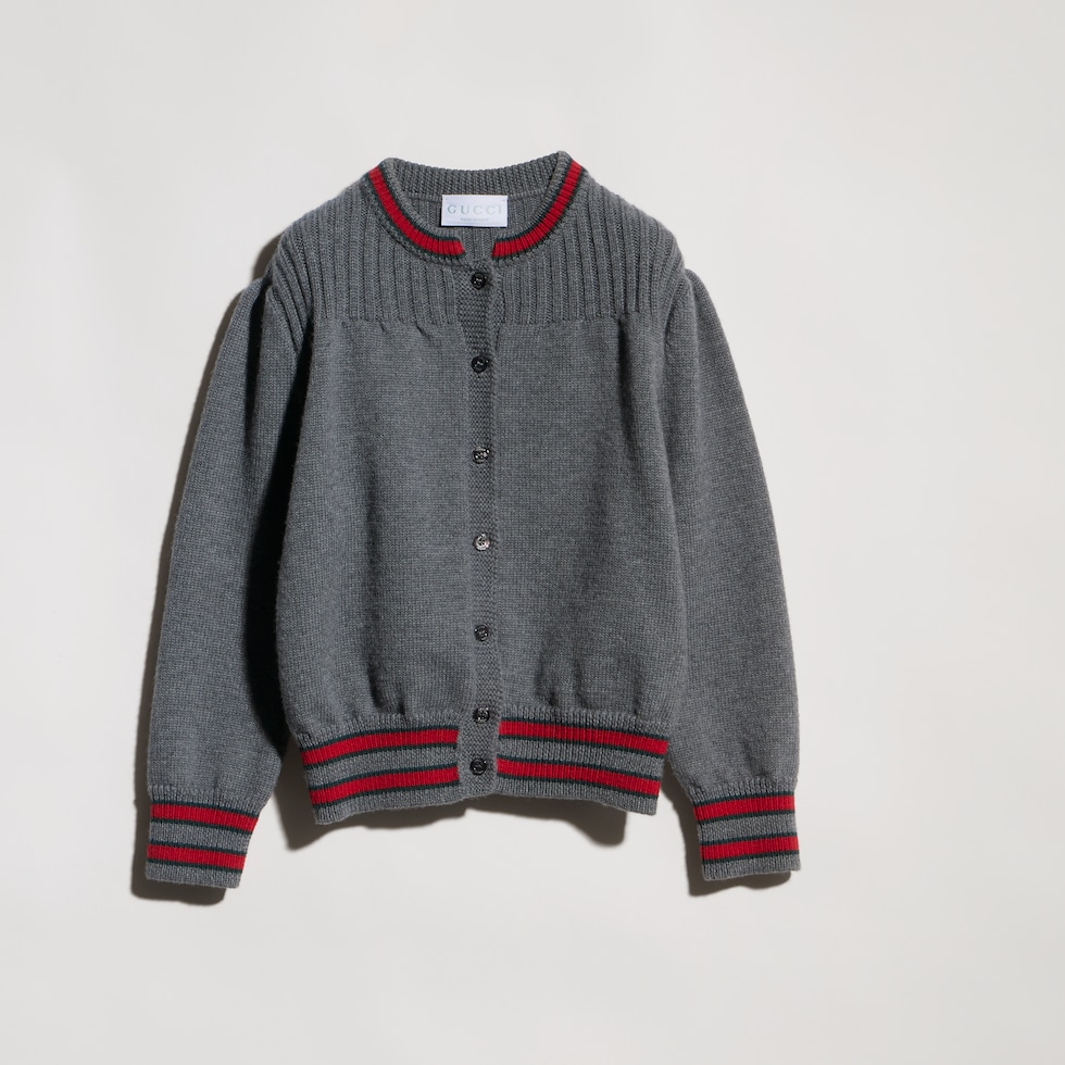 Children's wool cardigan