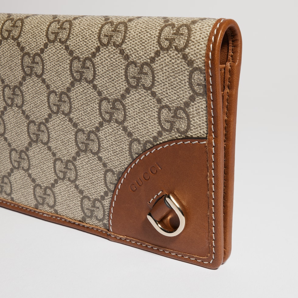 GG Emblem continental wallet