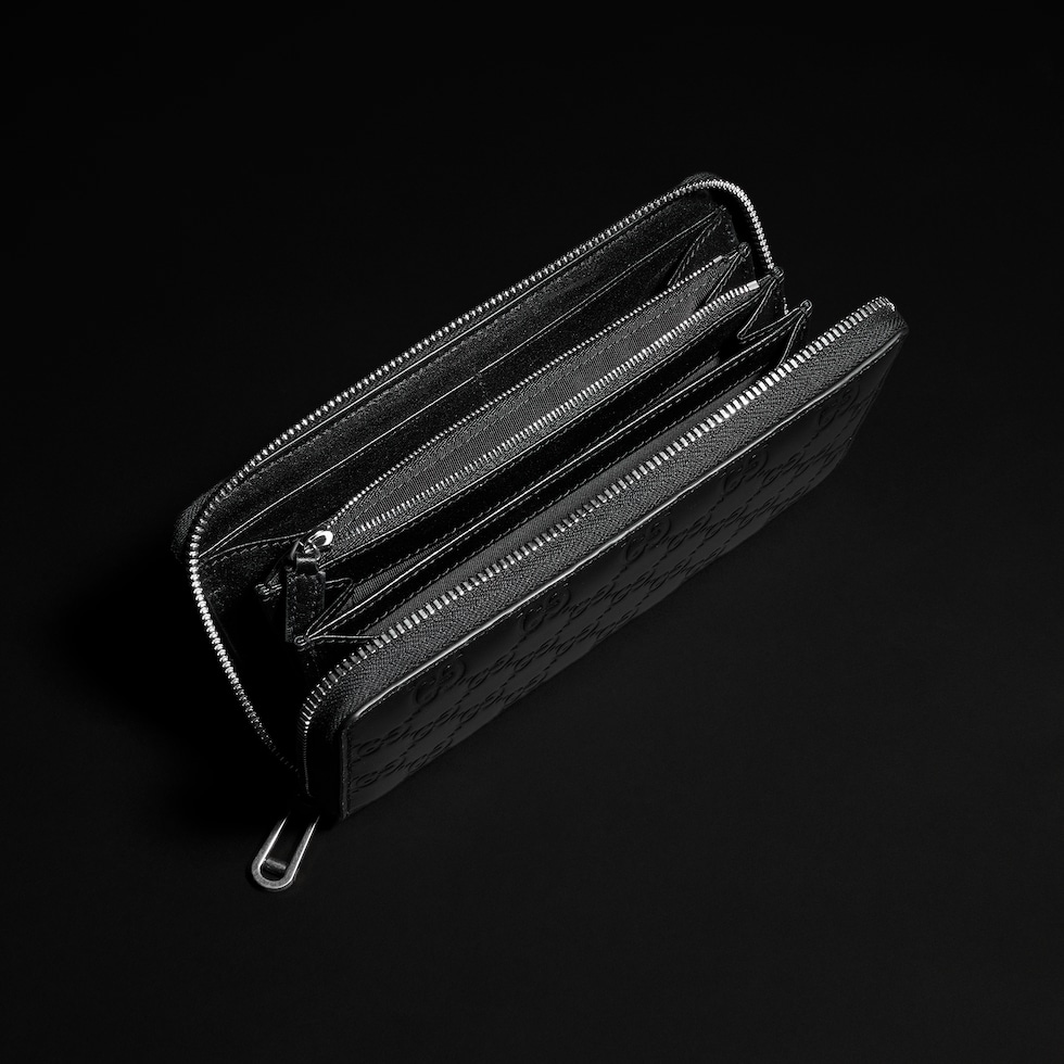 Cartera GG Emblem con cremallera