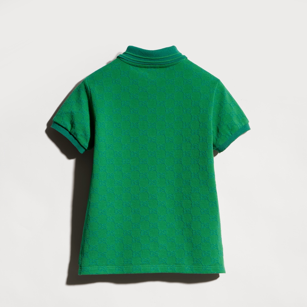 Children's GG cotton polo shirt