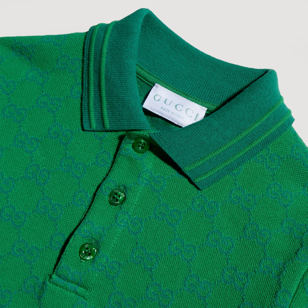 Children's GG cotton polo shirt