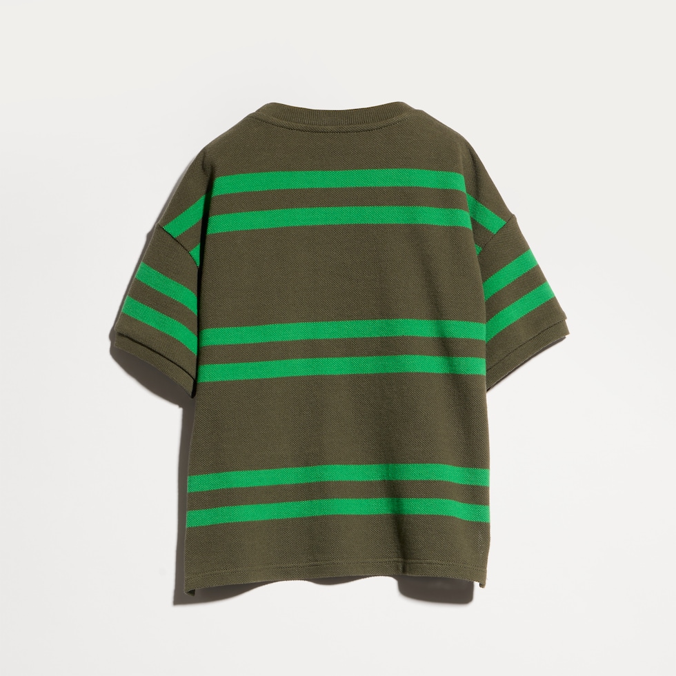 Children's striped cotton T-shirt