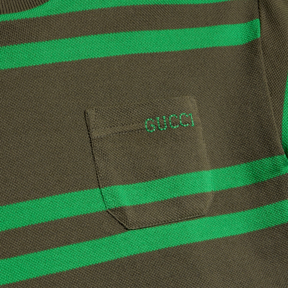 Children's striped cotton T-shirt