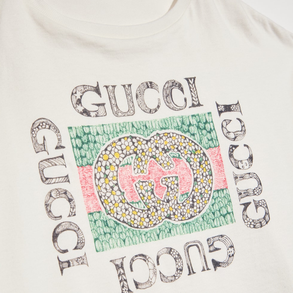 Children's cotton T-shirt with print