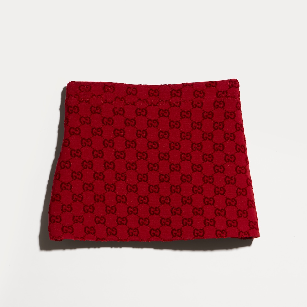 Children's GG neoprene mini skirt