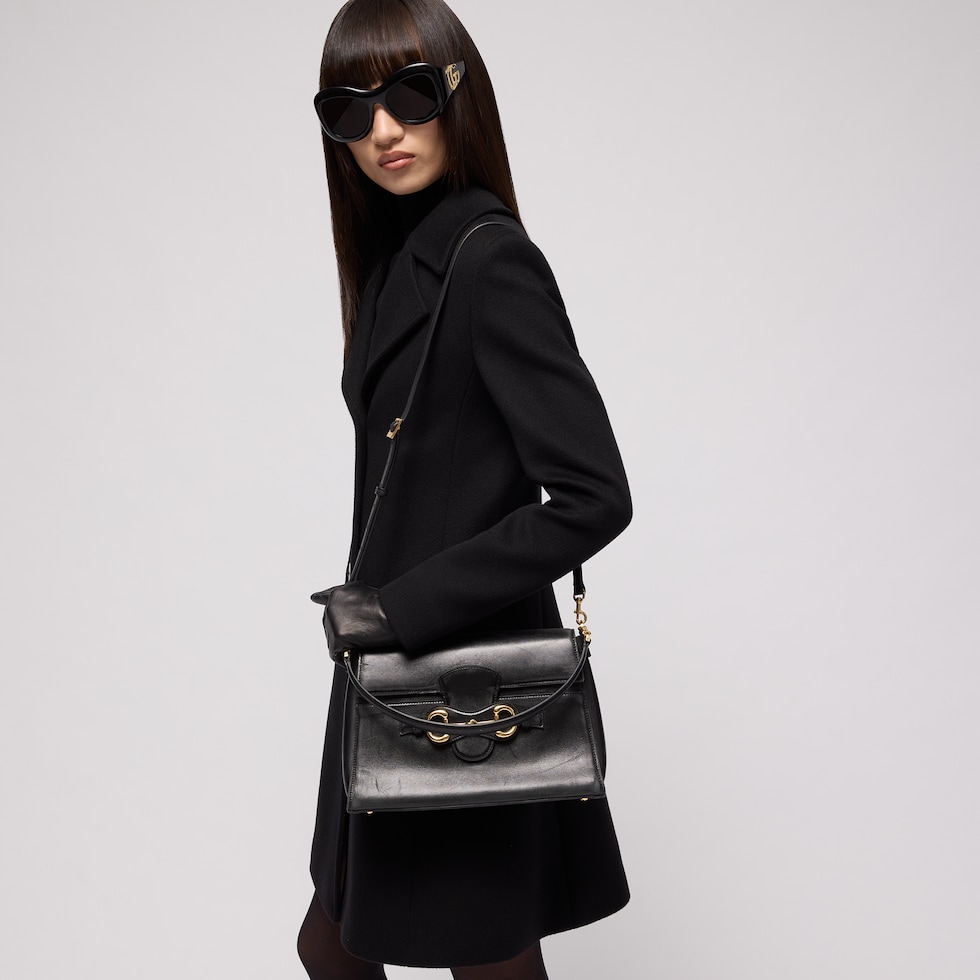 Horsebit Duomo medium top handle bag