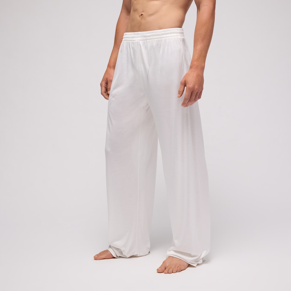 Light silk jersey sportswear pants