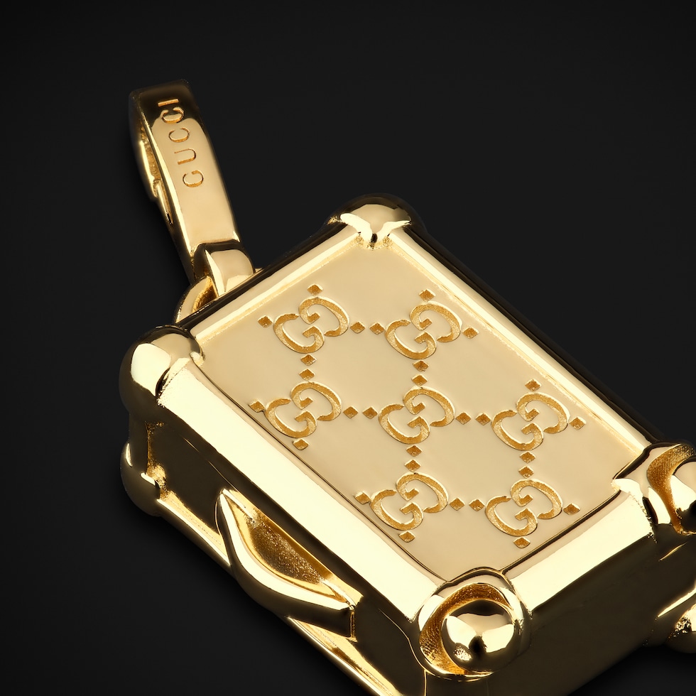 Gucci Savoy trunk motif charm