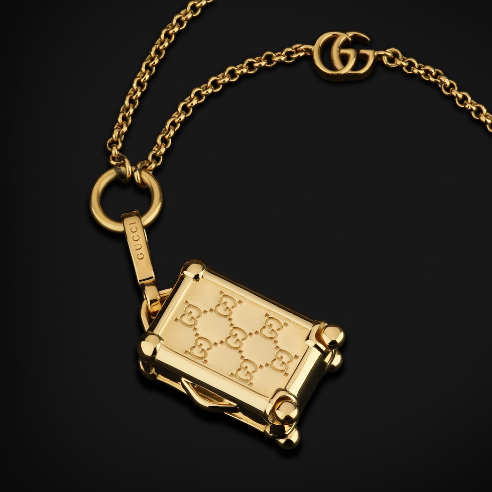 Gucci Savoy trunk motif charm
