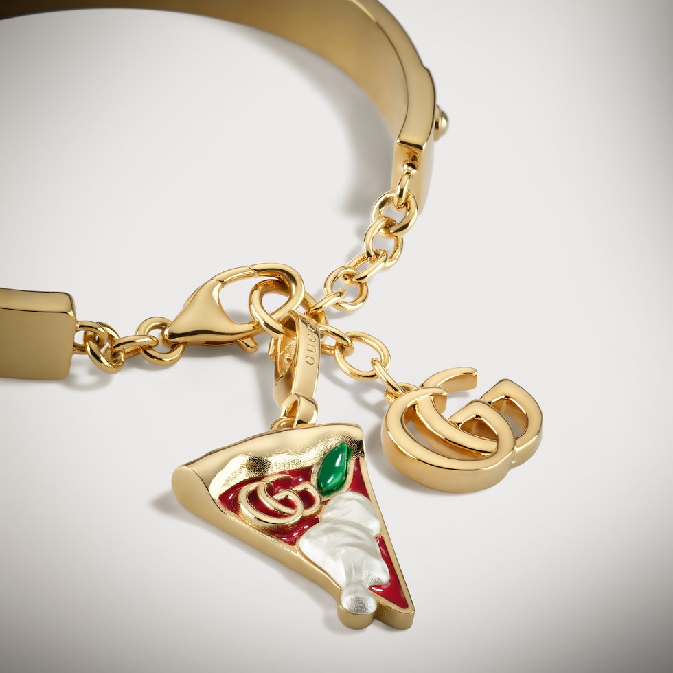 Pizza motif charm