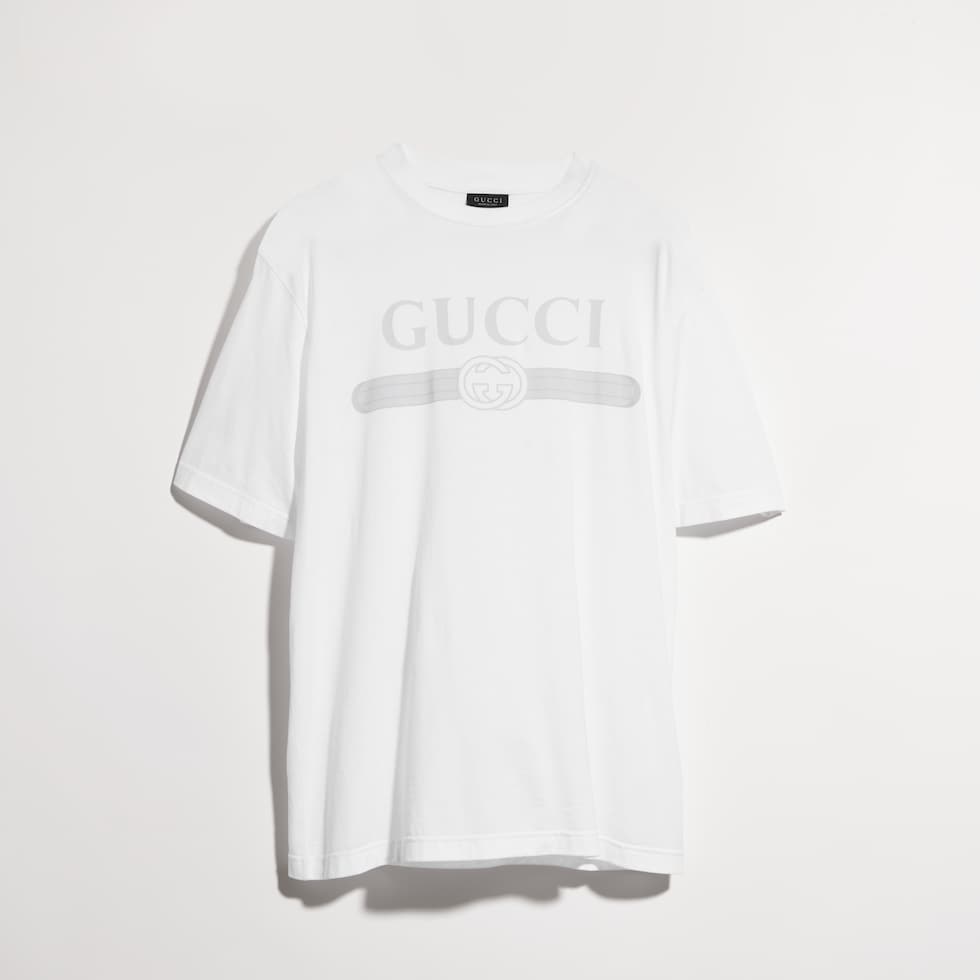 Cotton jersey T-shirt with print