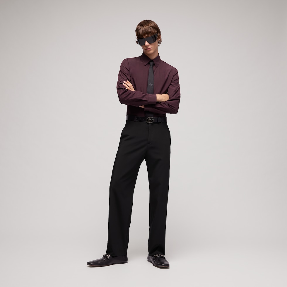 Stretch technical polyester pants