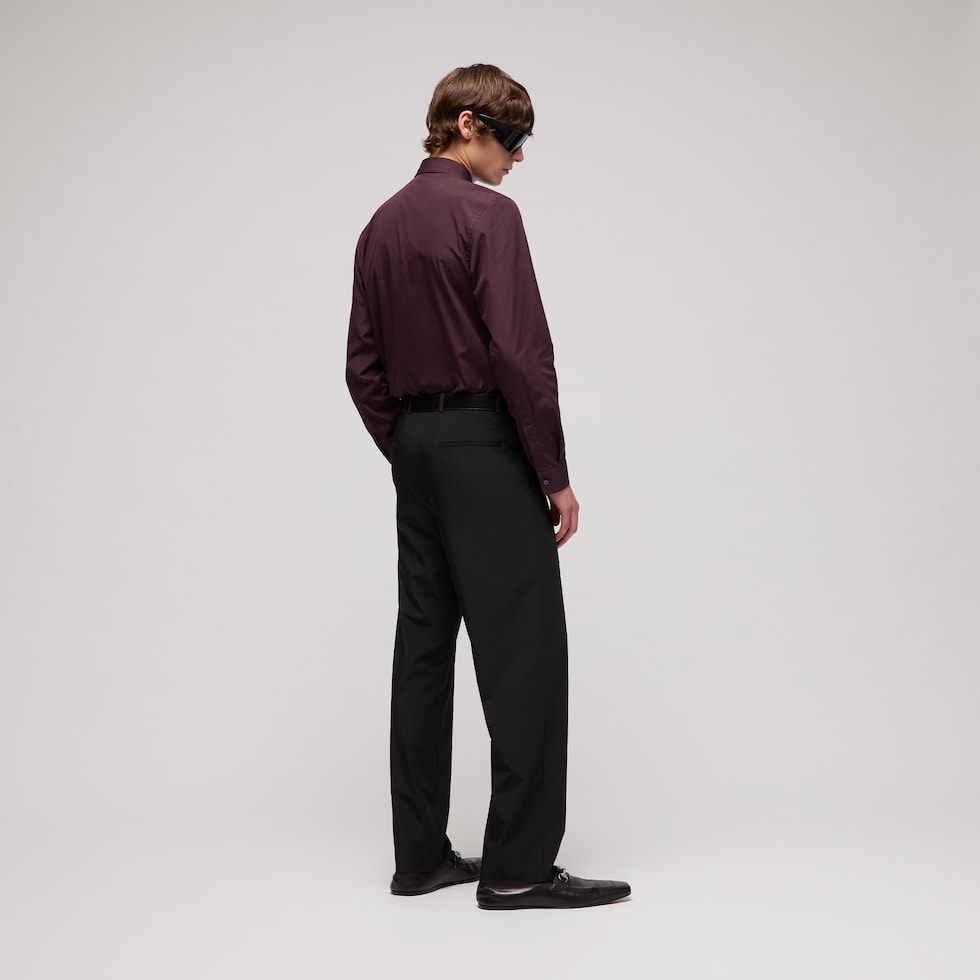 Stretch technical polyester pants