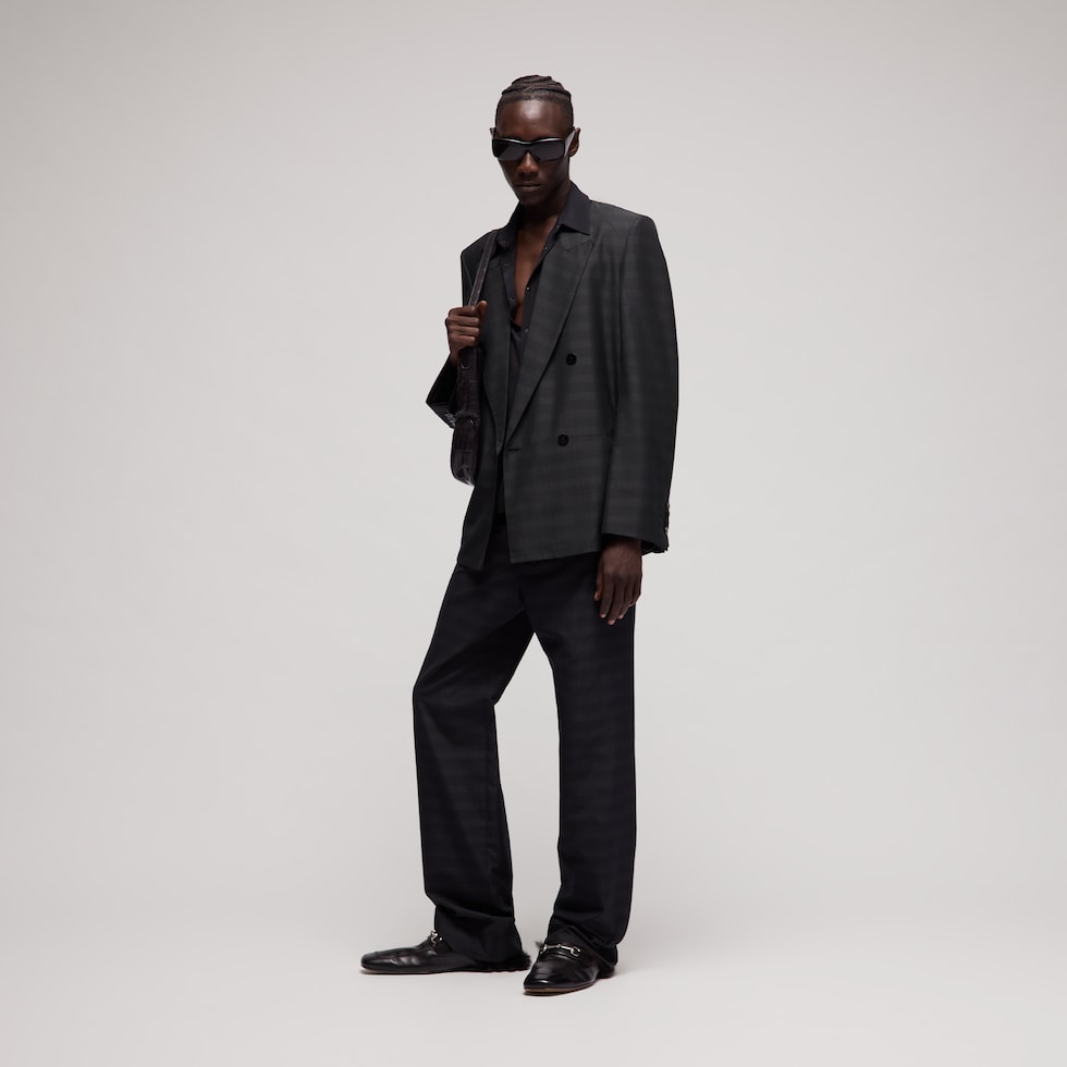 Prince of Wales silk jacket