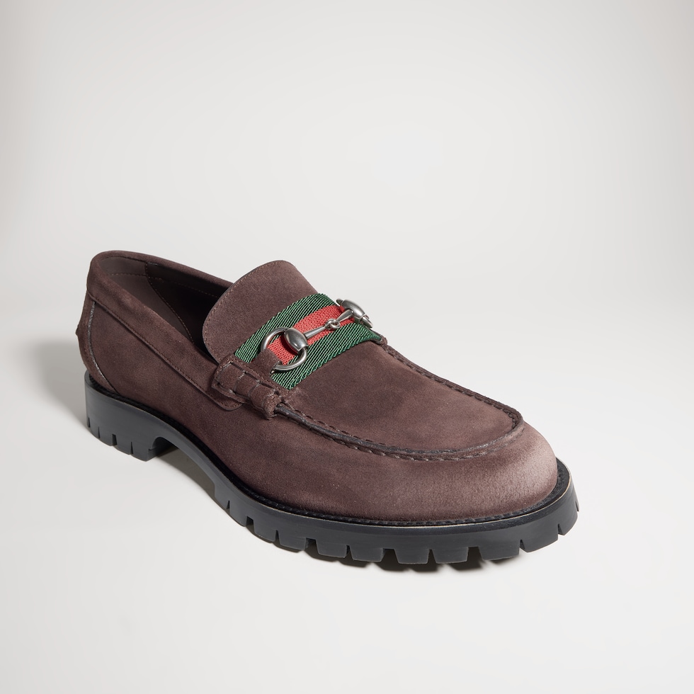 Men's loafer with Horsebit and lug sole