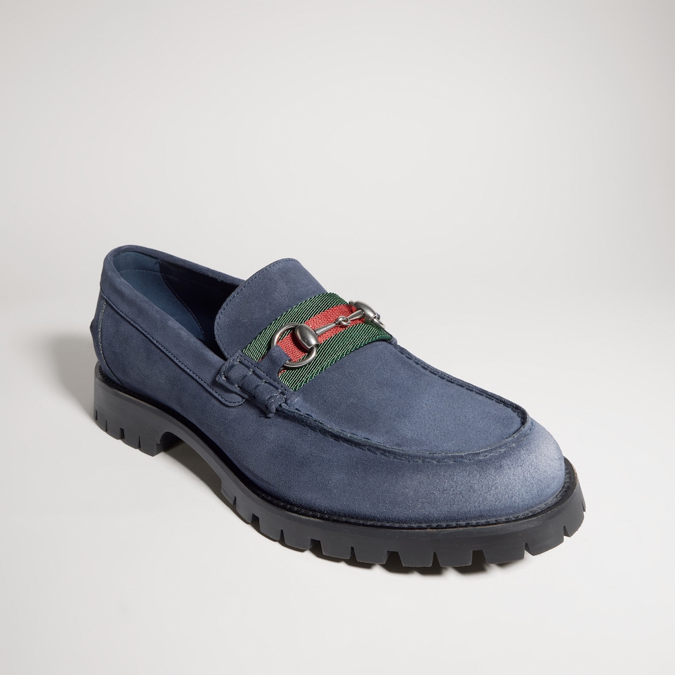 Men's loafer with Horsebit and lug sole