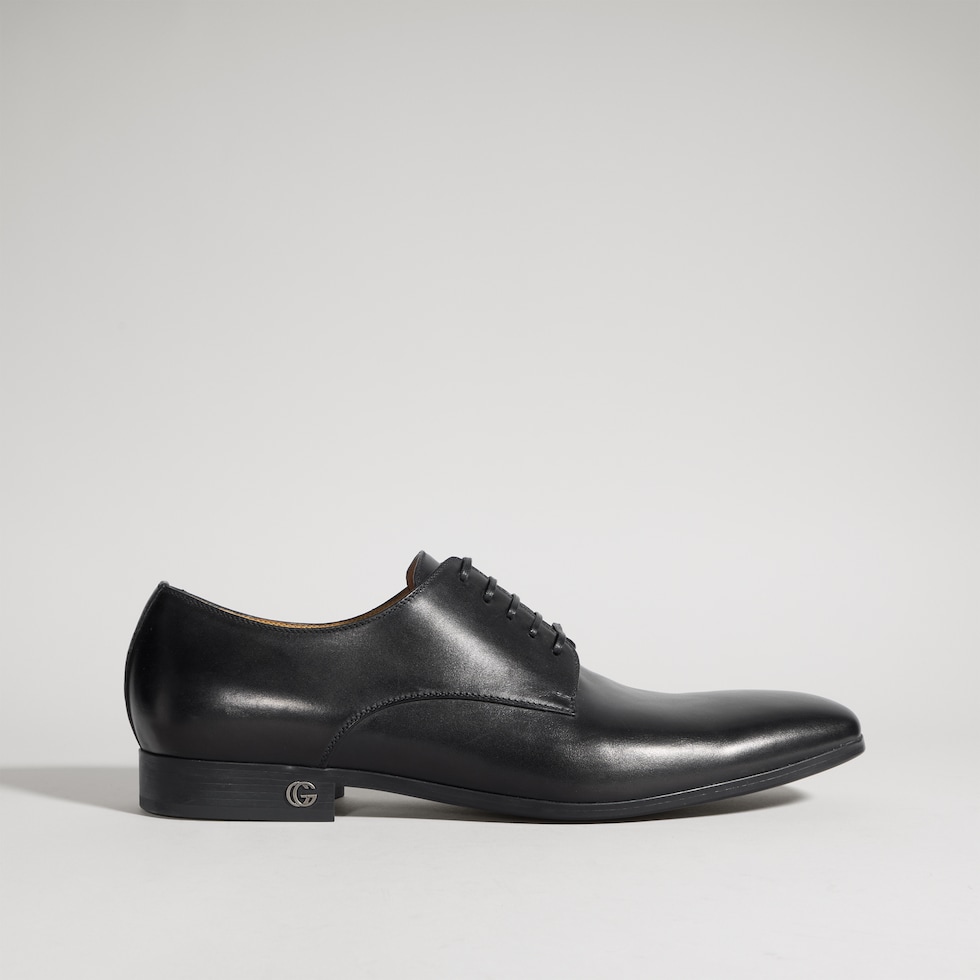 Herrenschnürschuh mit Doppel G