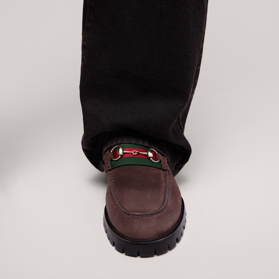 Men's loafer with Horsebit and lug sole