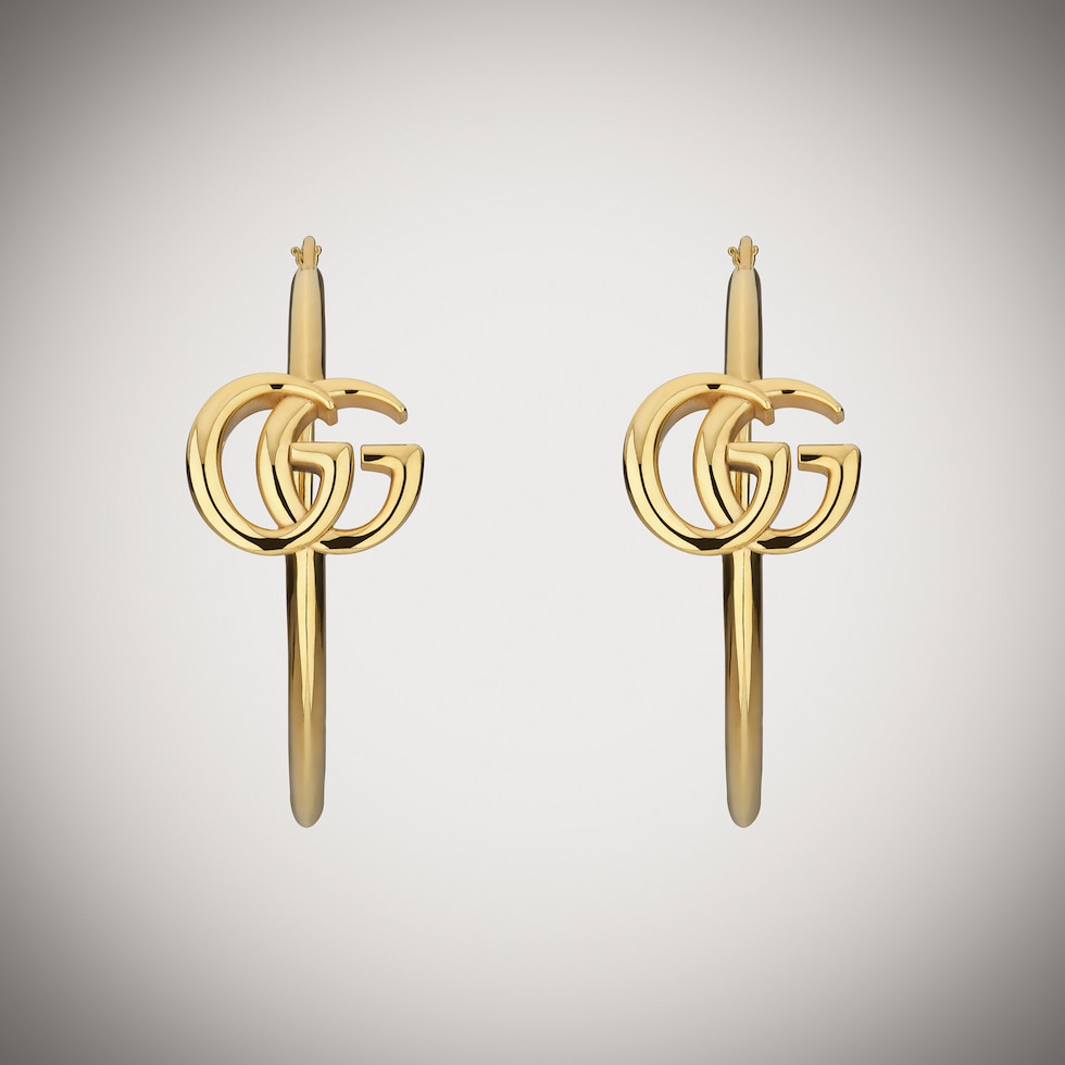 Boucles d'oreilles créoles GG Marmont
