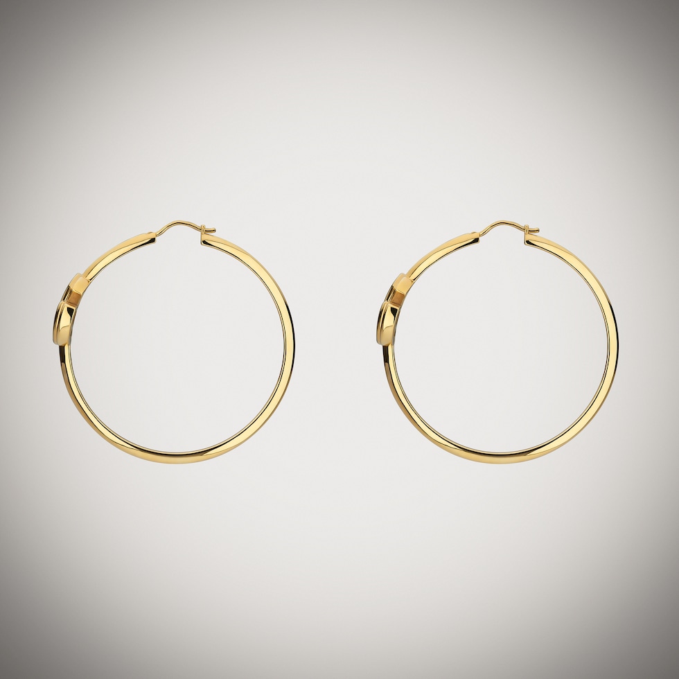 Boucles d'oreilles créoles GG Marmont