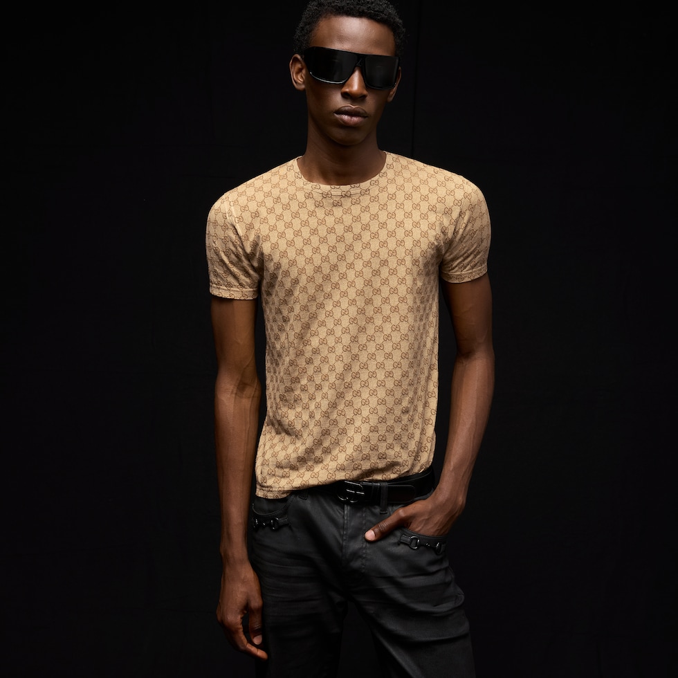 Printed cotton jersey T-shirt