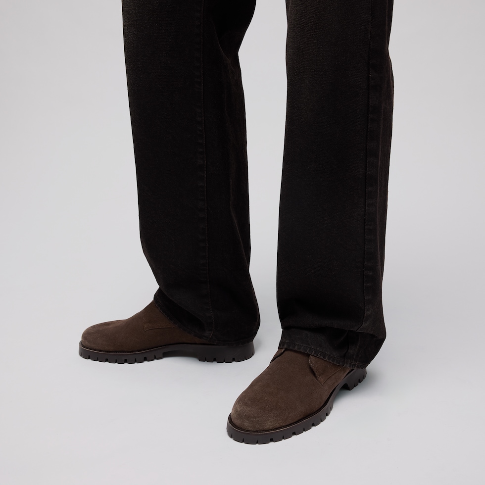 Herren-Schnürstiefelette mit Web