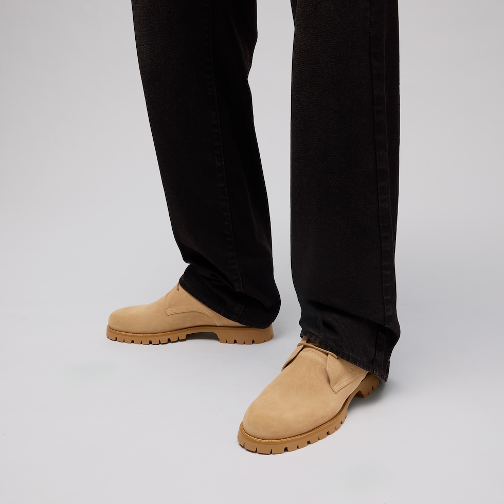 Men's lace-up ankle boot with Web