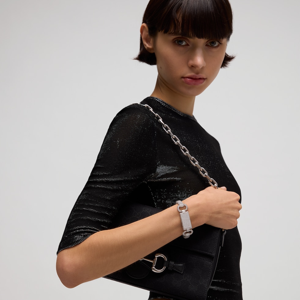 Bracciale con cristalli e Morsetto