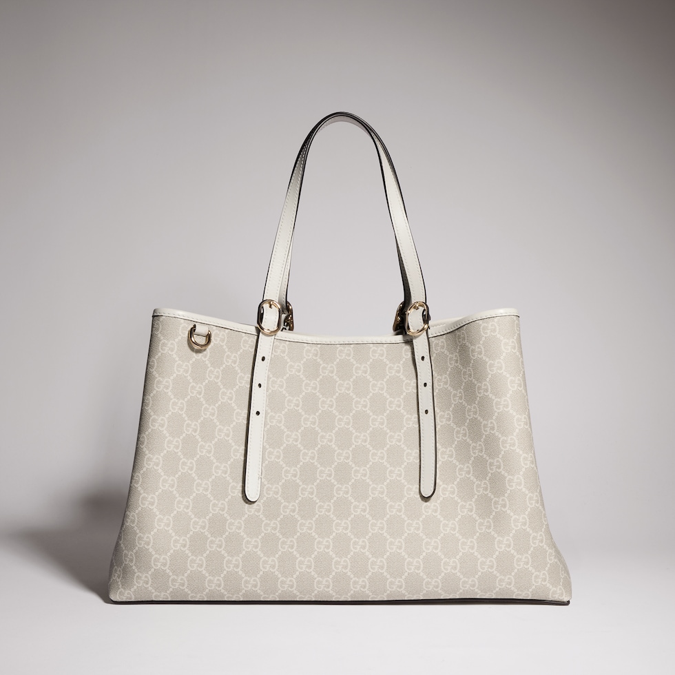 GG Emblem large tote bag