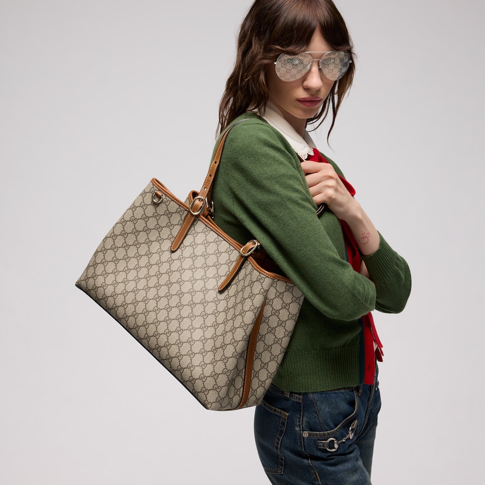 Bolso tote GG Emblem tamaño grande