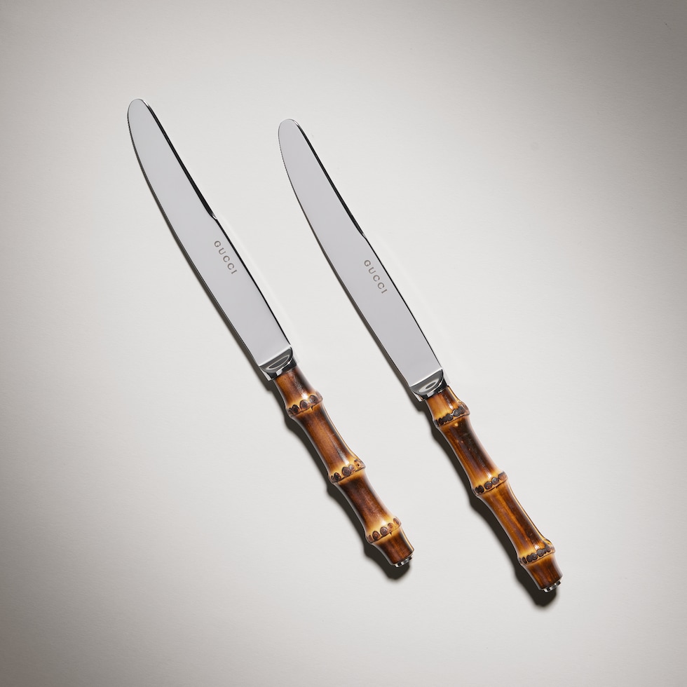 Bamboo knife, set of two