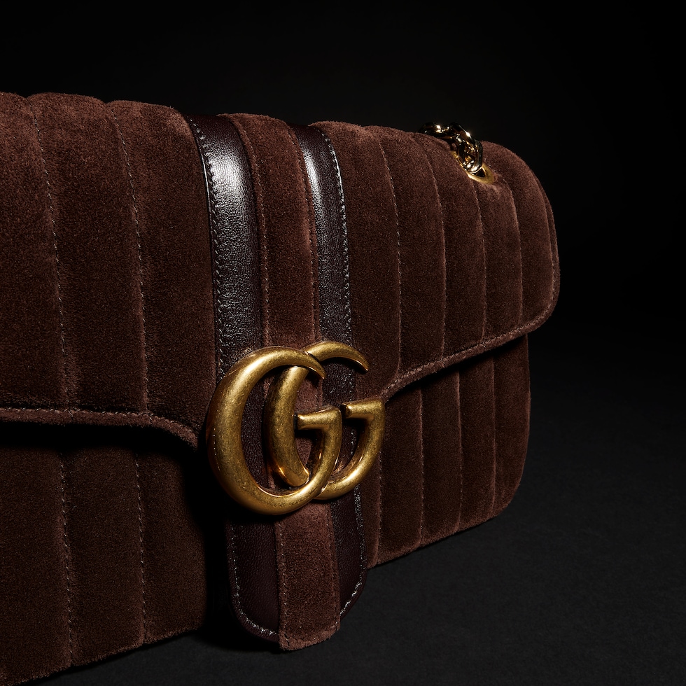 Sac à épaule Jetset GG Marmont moyen format