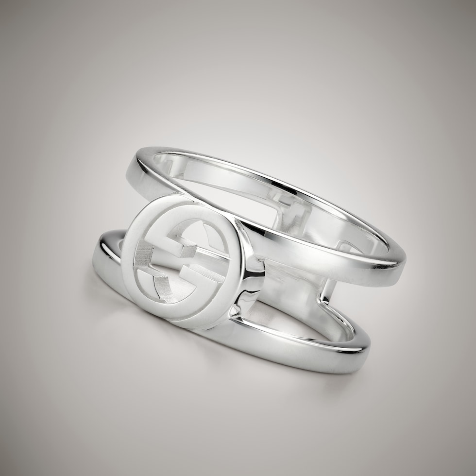 Gucci Interlocking wide ring