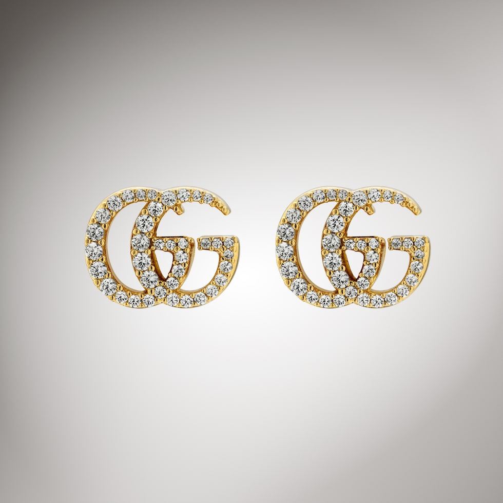 GG Marmont crystal earrings