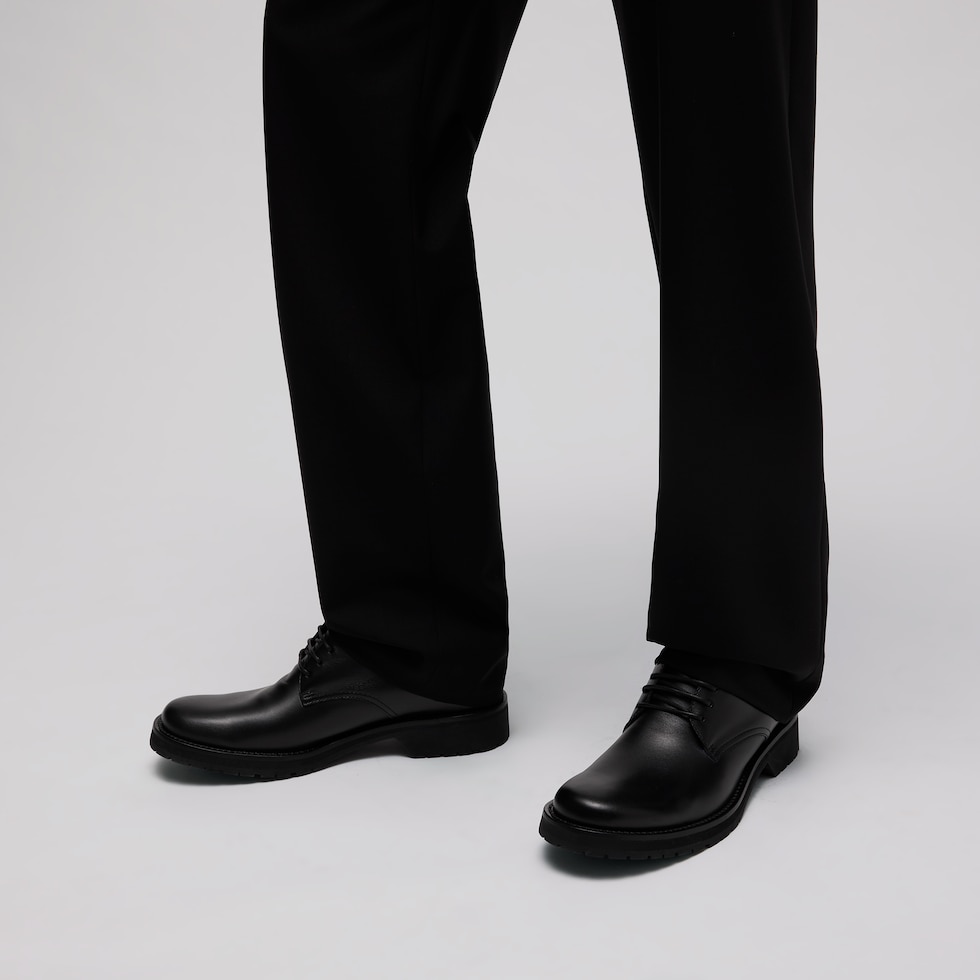 Scarpa stringata uomo con nastro Web