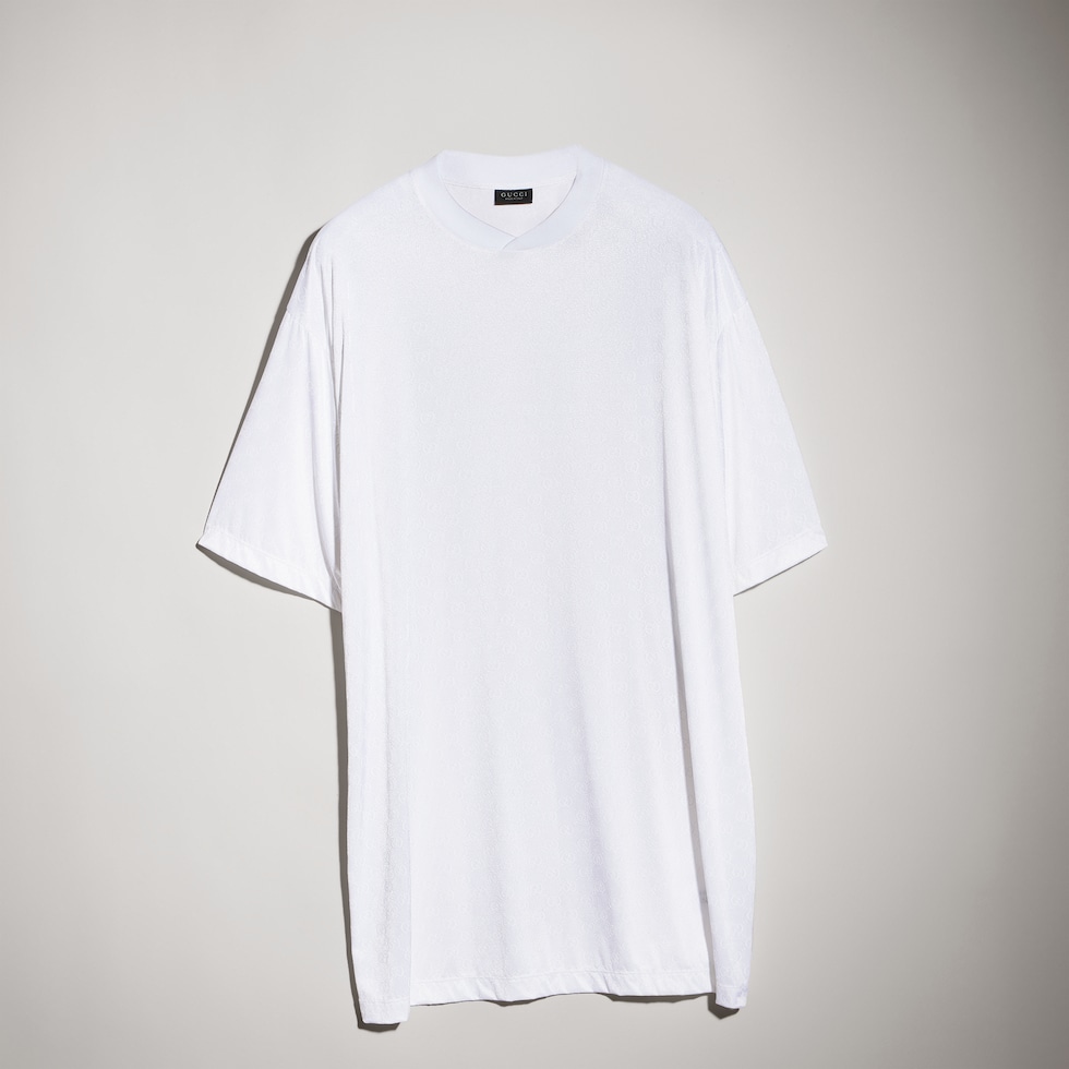 GG stretch nylon jacquard T-shirt