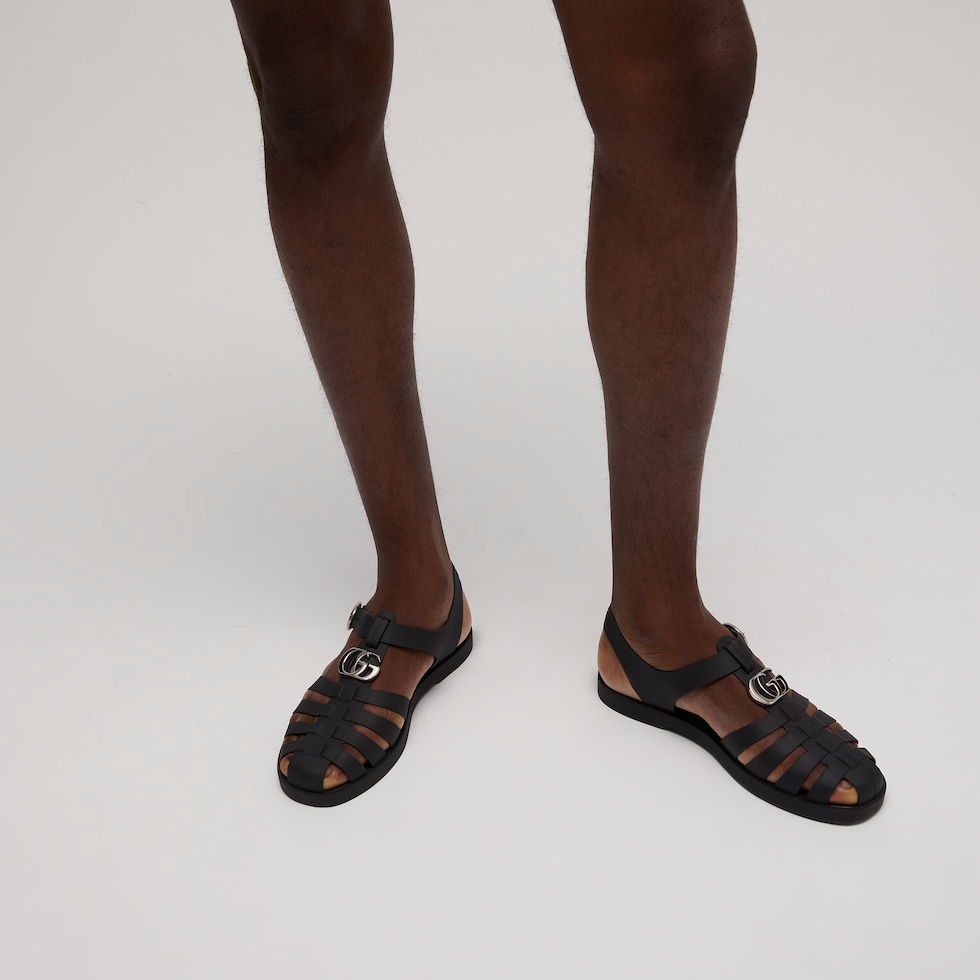 Men's sandal with Double G
