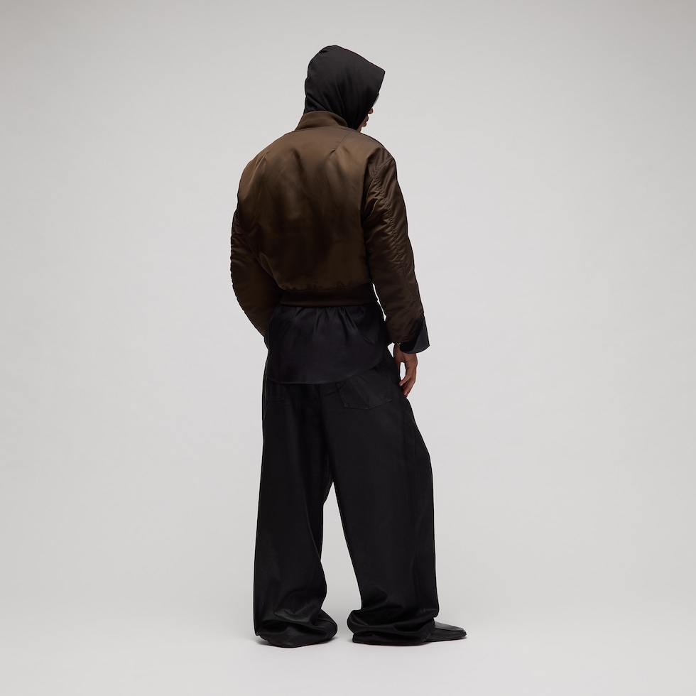 Chaqueta de sarga de nylon