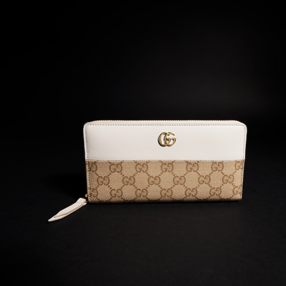 GG Marmont zip around wallet