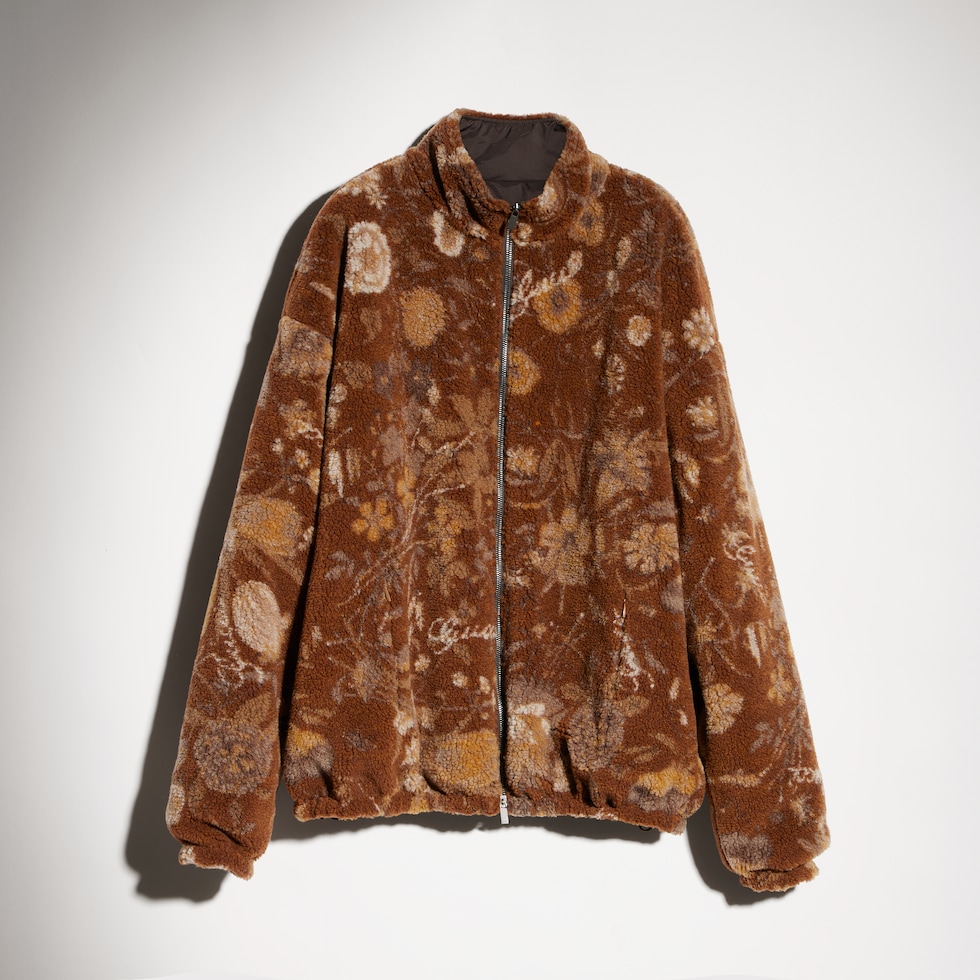 Veste polaire réversible Gucci Flora