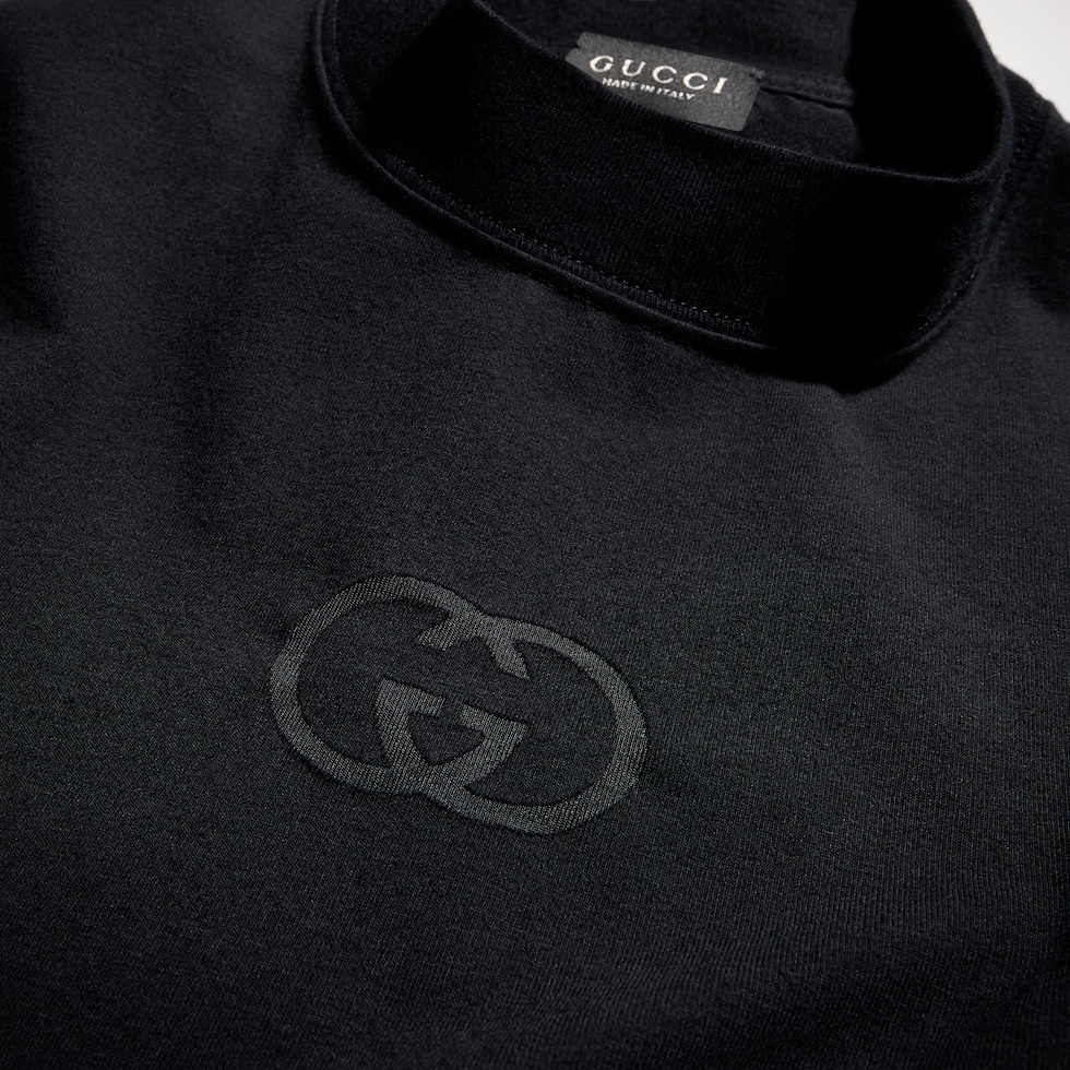 Cotton jersey T-shirt with print