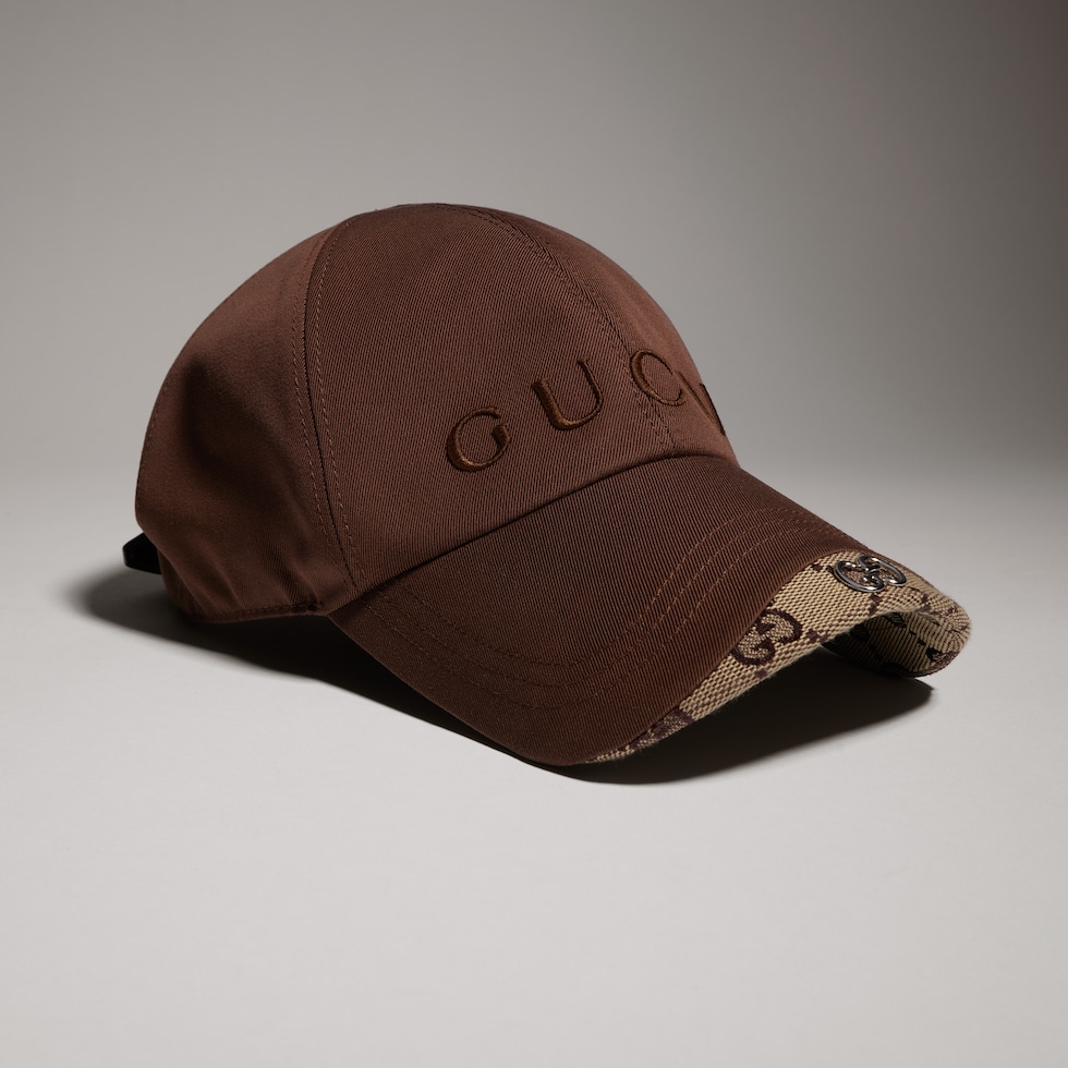 Cappellino da baseball in cotone con ricamo