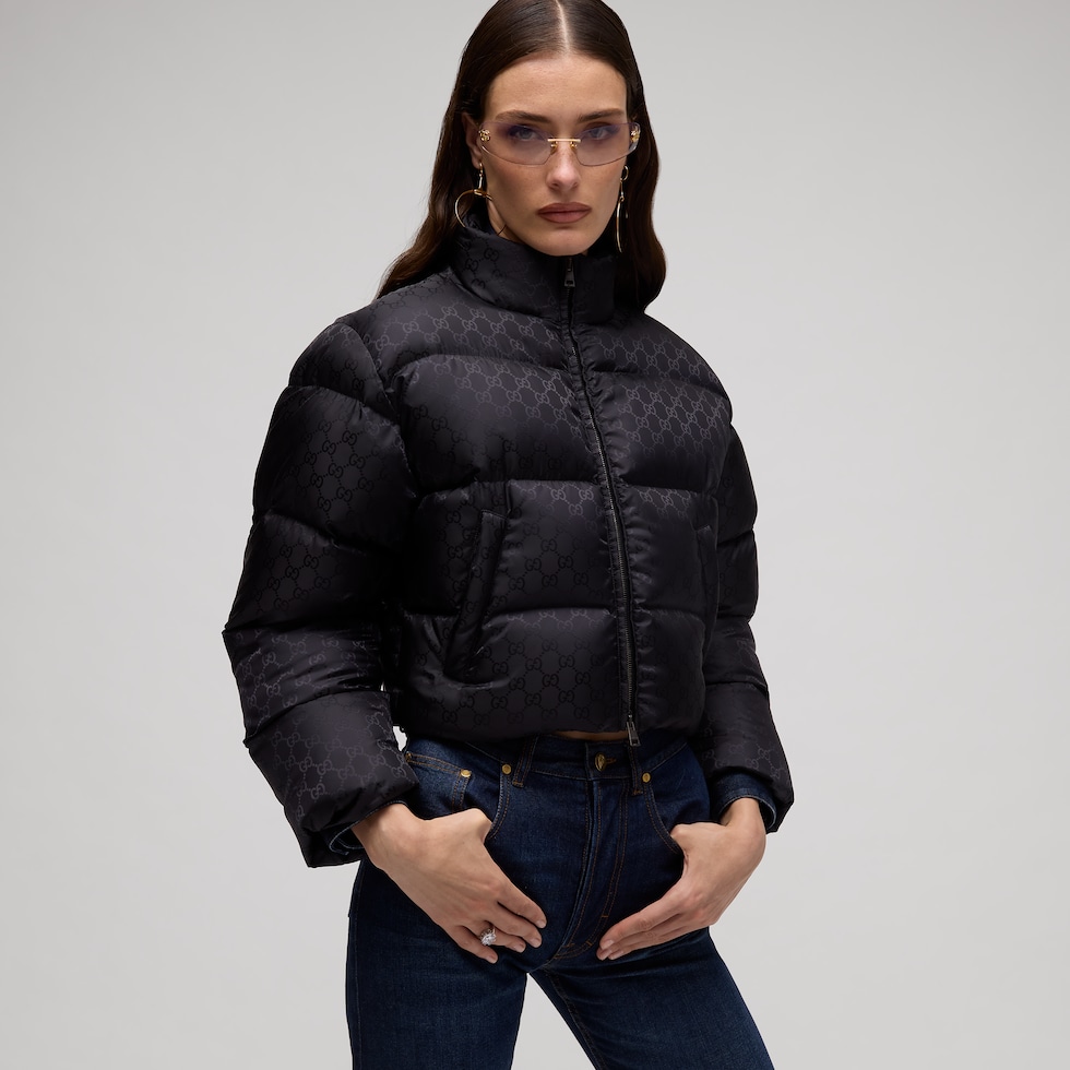 Veste bouffante en polyamide technique GG