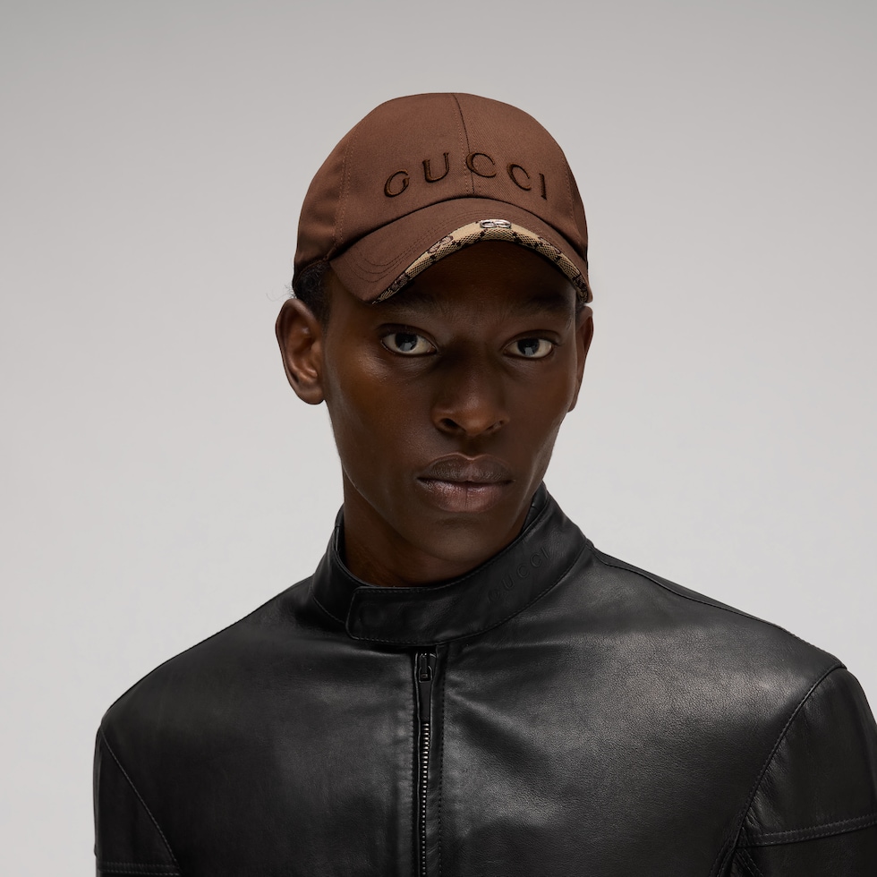 Cappellino da baseball in cotone con ricamo