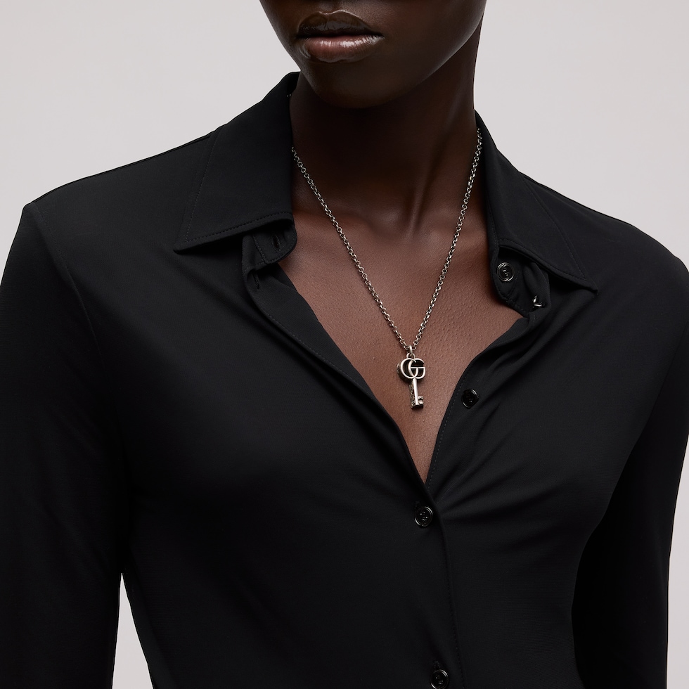 Collar GG Marmont con colgante de llave