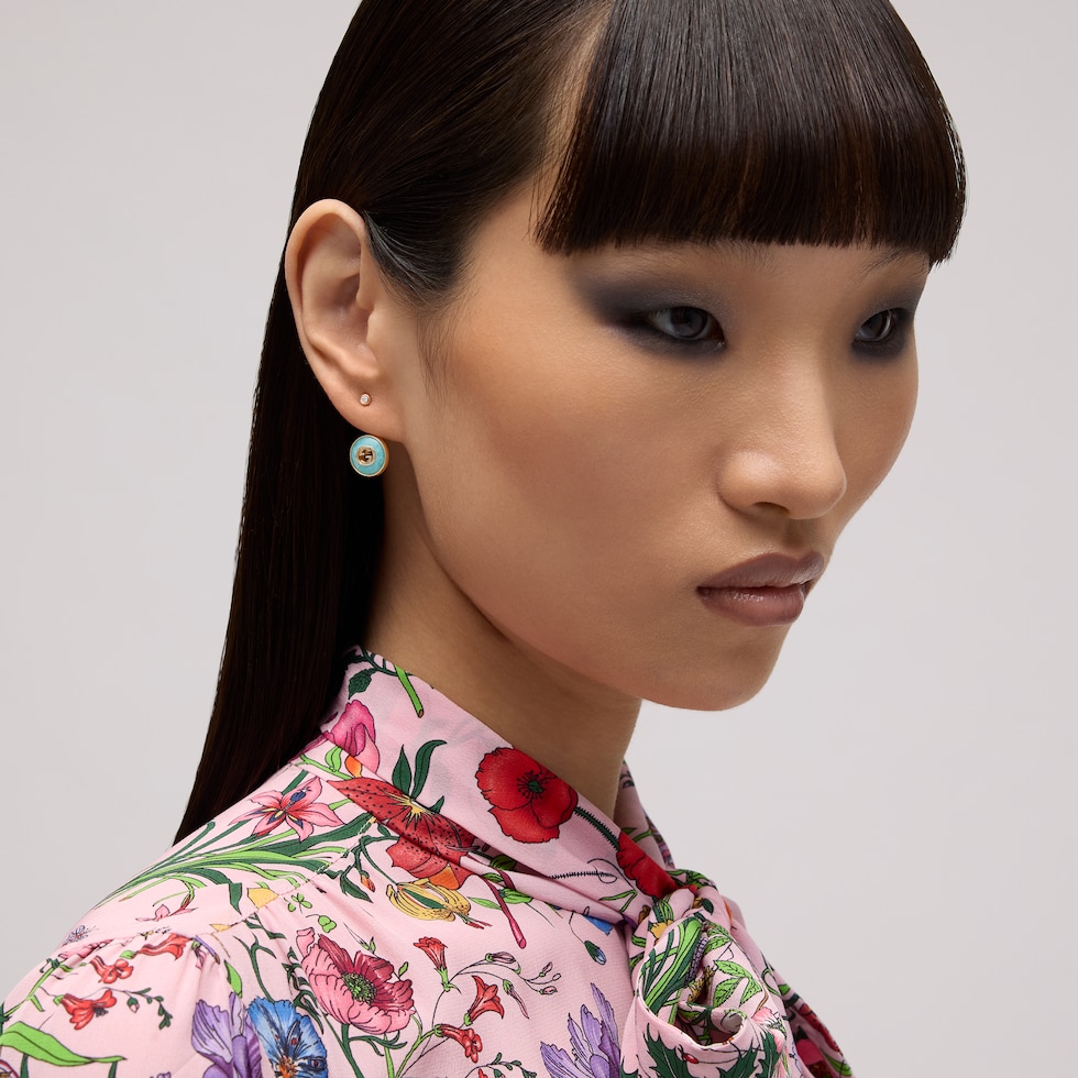 Gucci Interlocking 18k earrings