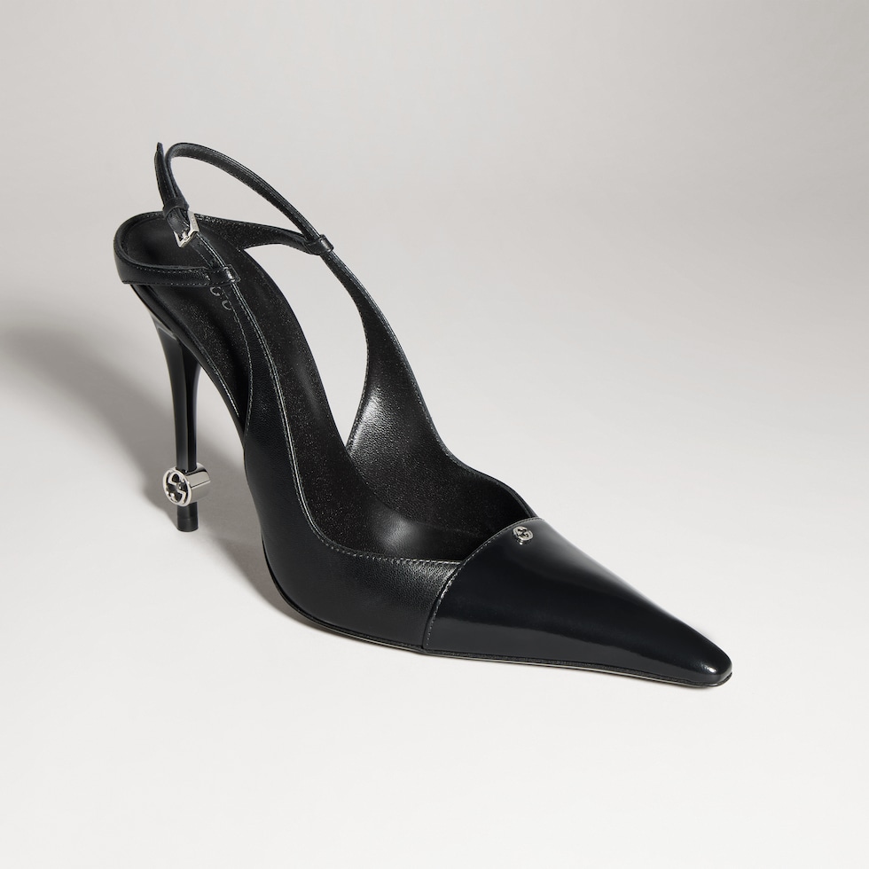 Zapatos con correa para mujer con detalles de GG entrelazada